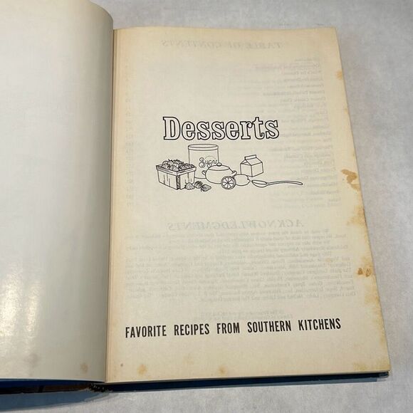 Vintage Cookbook Set 1967 Desserts, 1987 Southern Living Annual Recipes - Picture 8 of 13